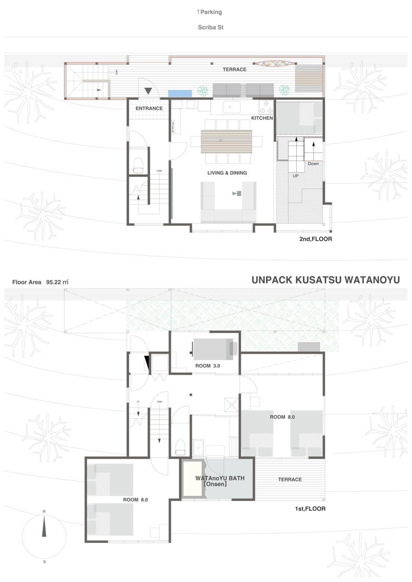 Holiday home Private Hot-spring In Kusatsu #projector *