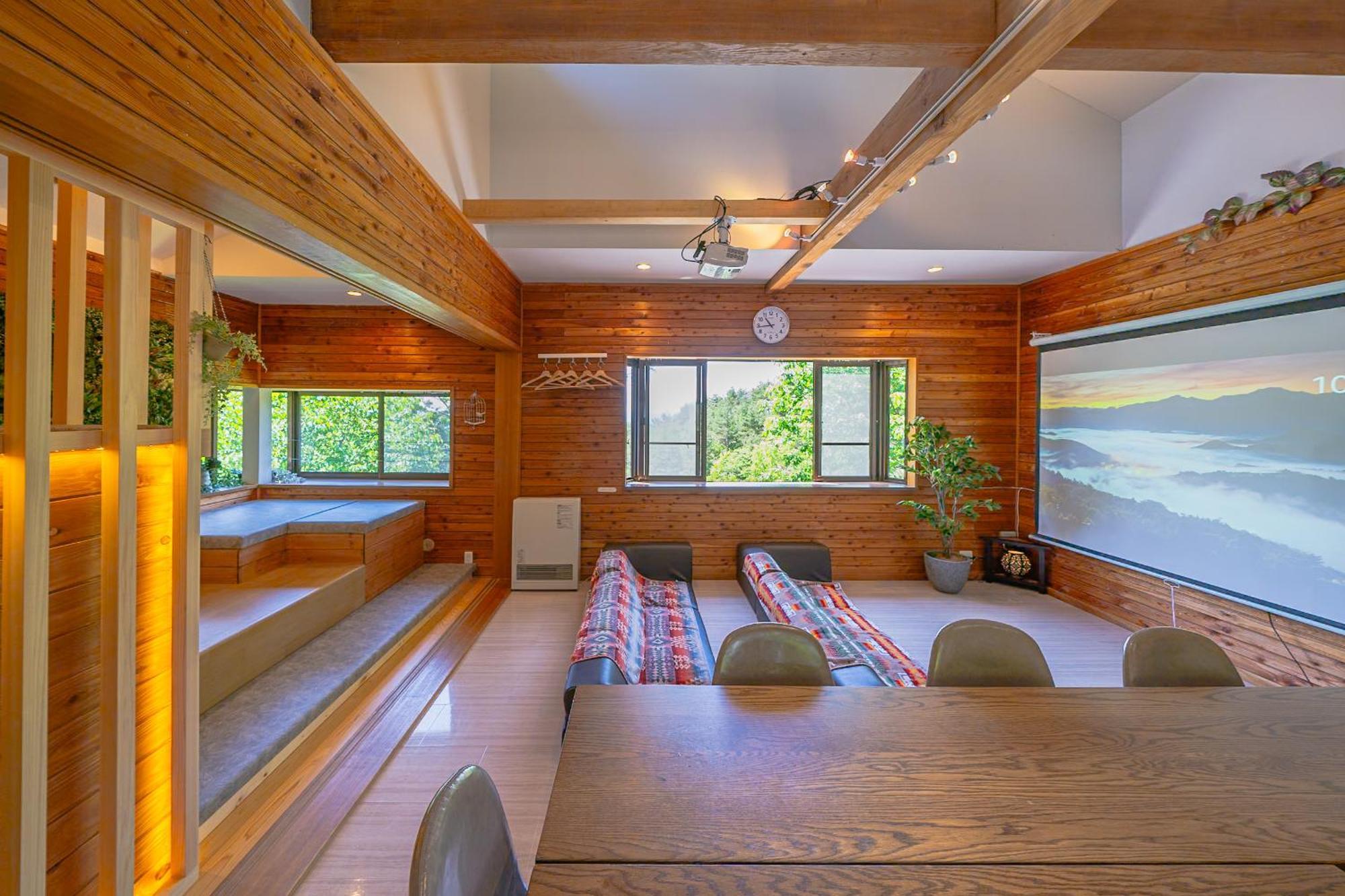 Private Hot-spring In Kusatsu #projector Holiday home *